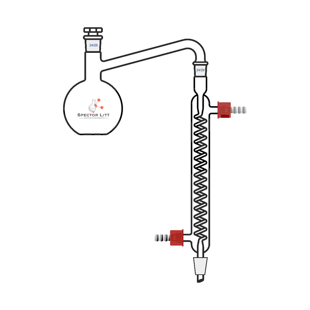 Distilling Apparatus with Graham Condenser